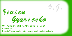 vivien gyuricsko business card