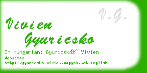 vivien gyuricsko business card